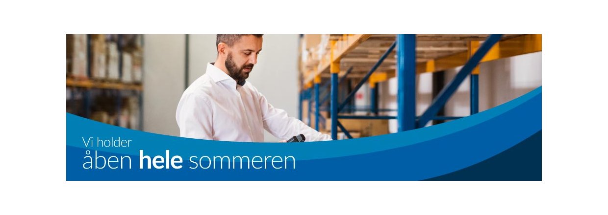 Vi holder åben hele sommeren